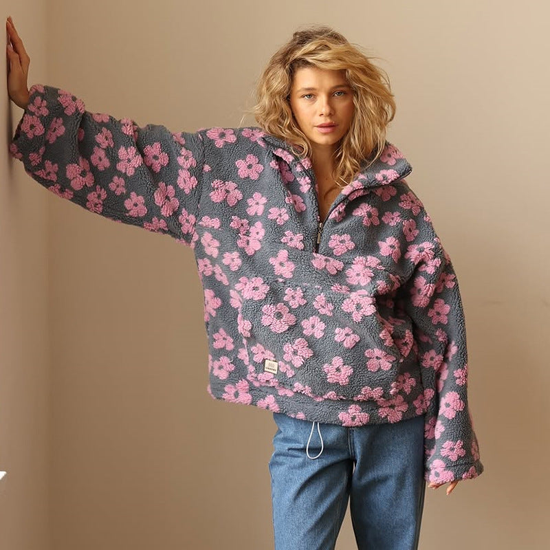 Suzan | Pullover mit Blumenprint