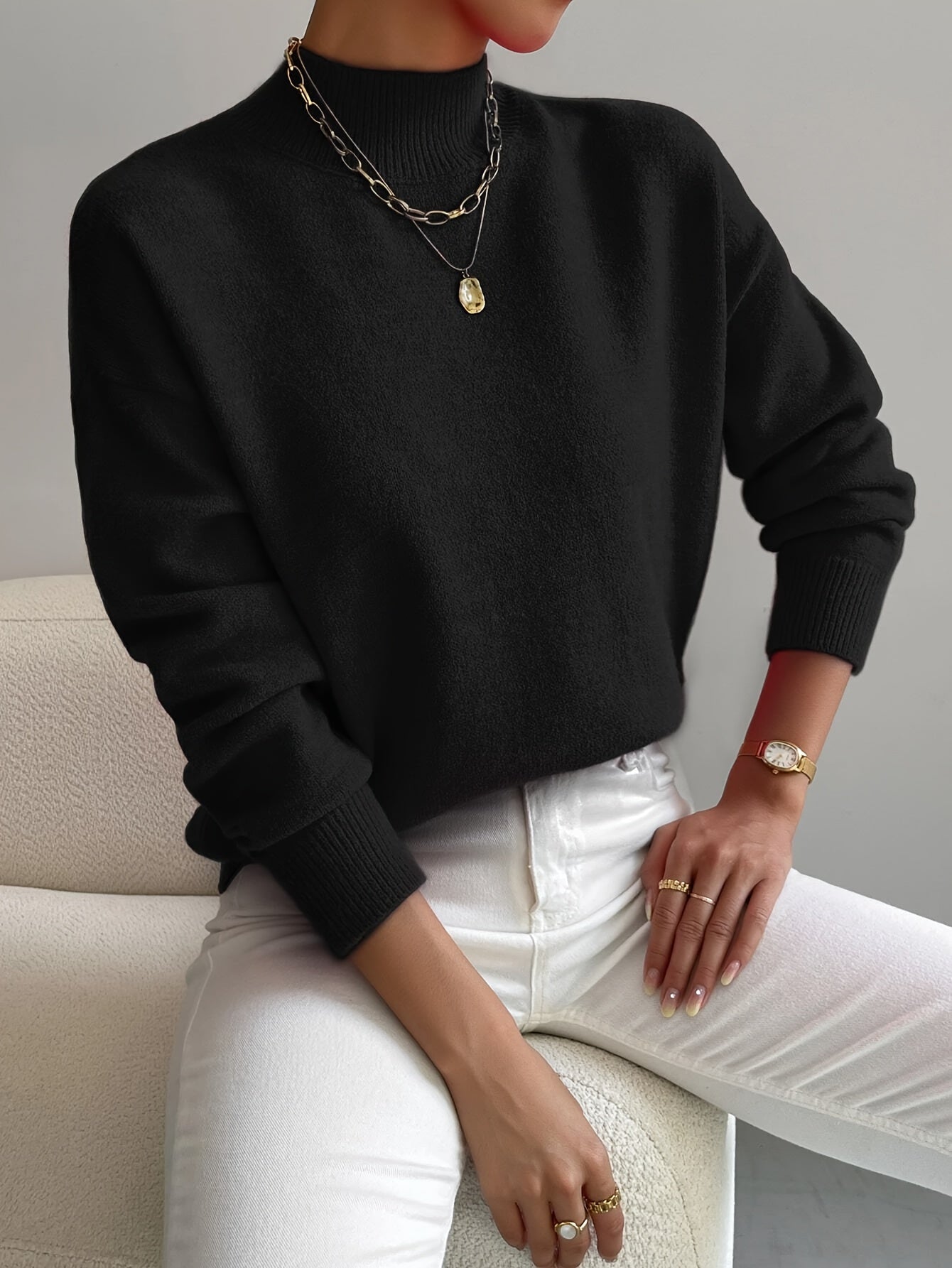 Ingrid | Eleganter, weicher Pullover